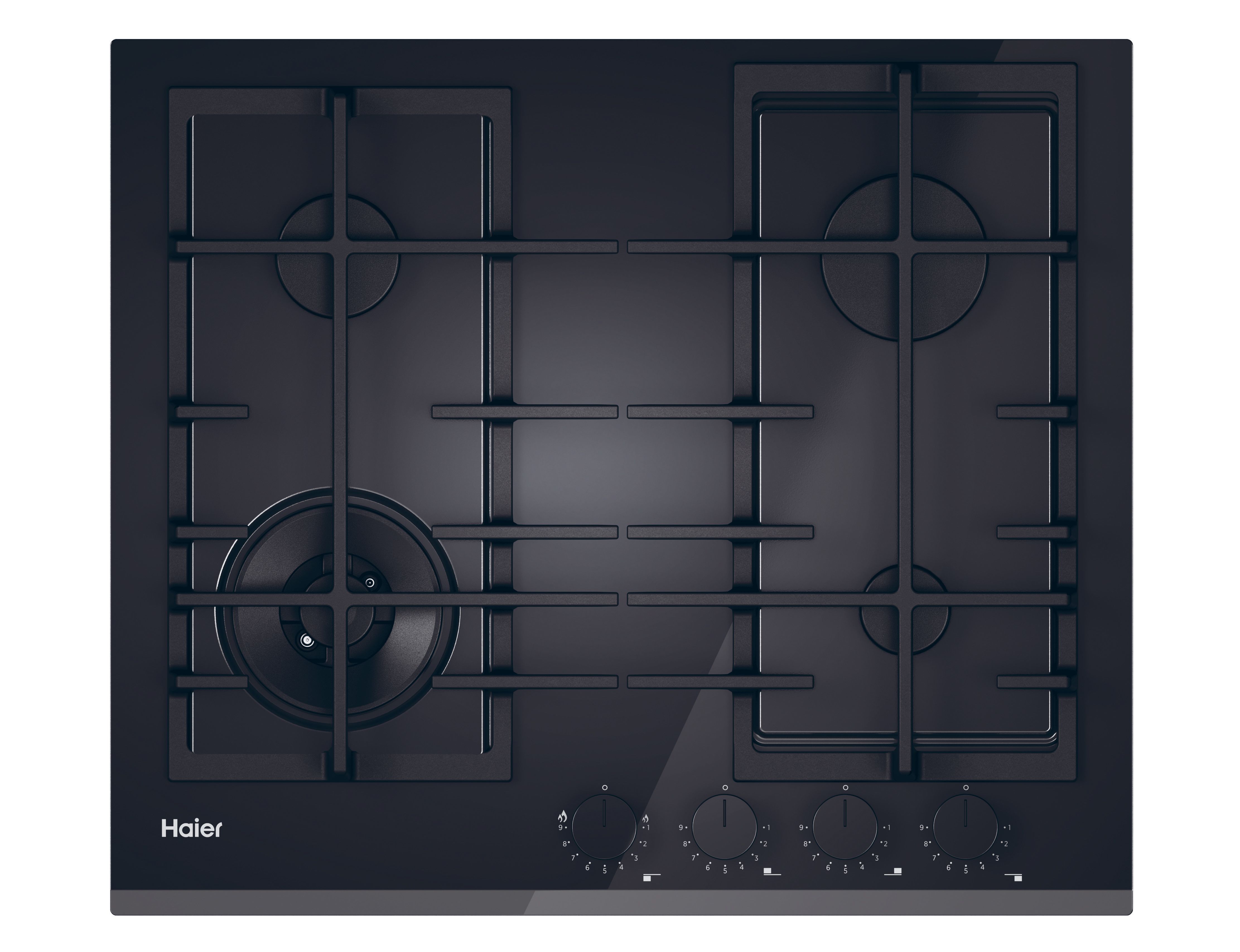 Haier HAVG6BF4TBPB 65cm Gas Hob - Black