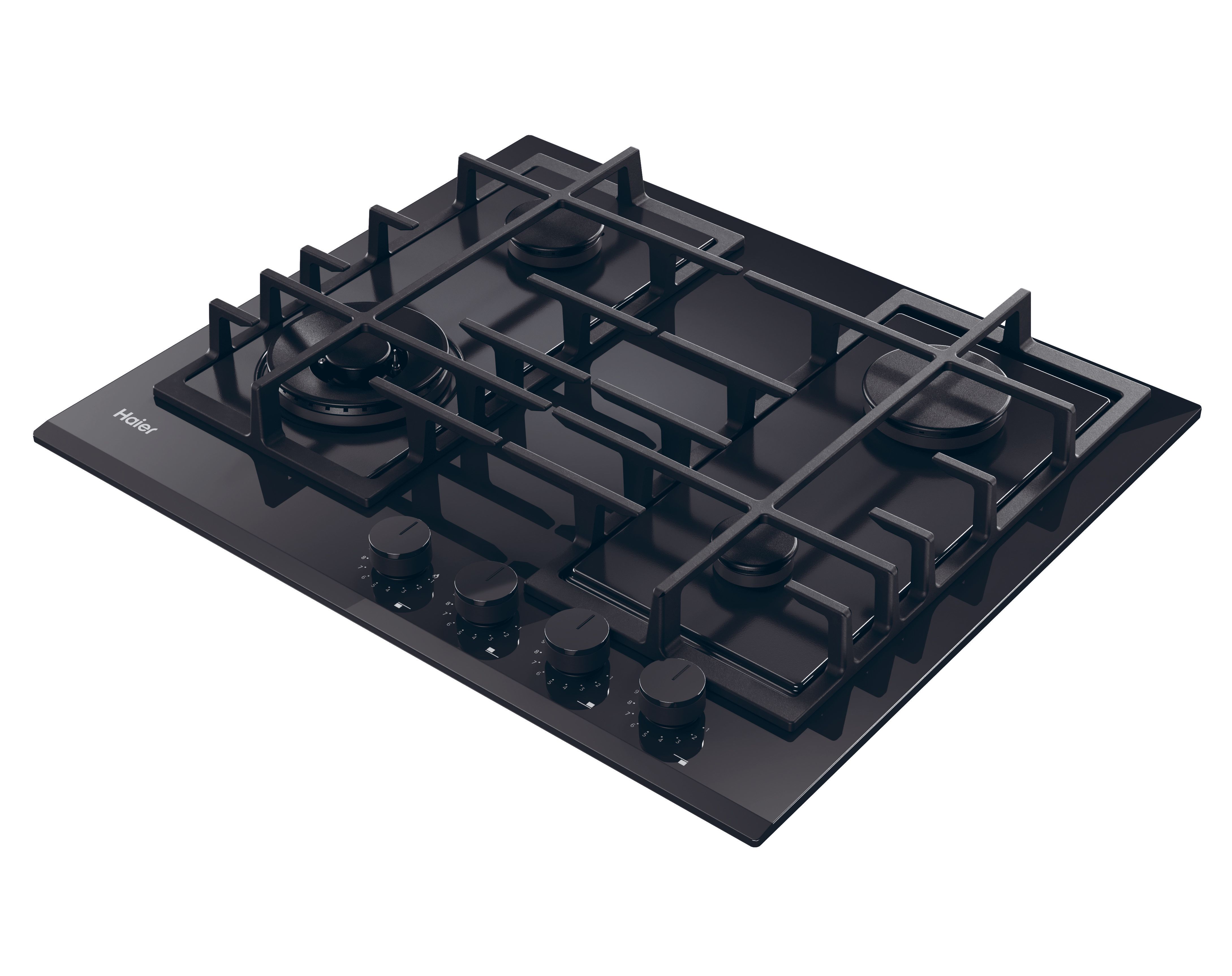 Haier HAVG6BF4TBPB 65cm Gas Hob - Black