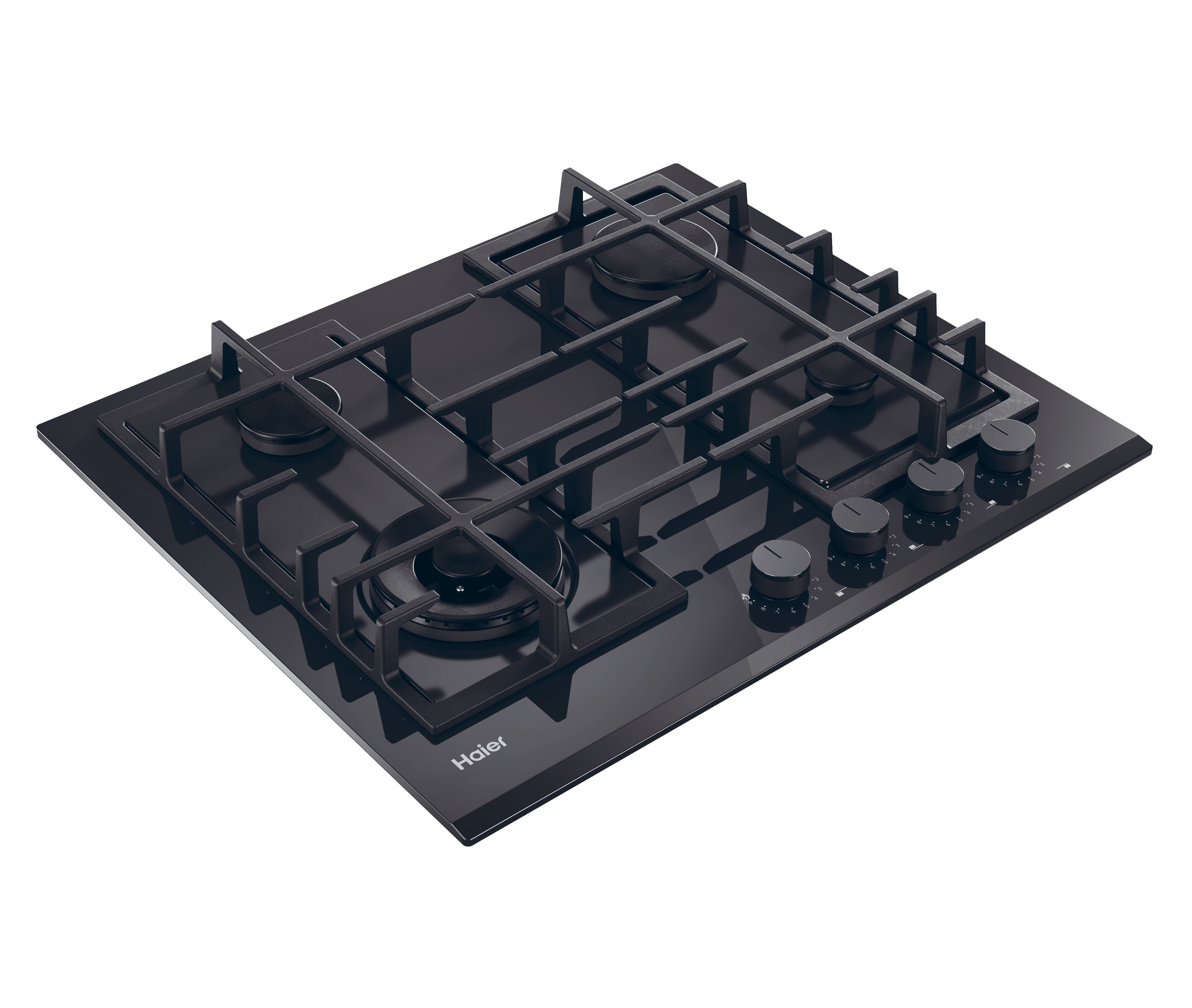 Haier HAVG6BF4TBPB 65cm Gas Hob - Black