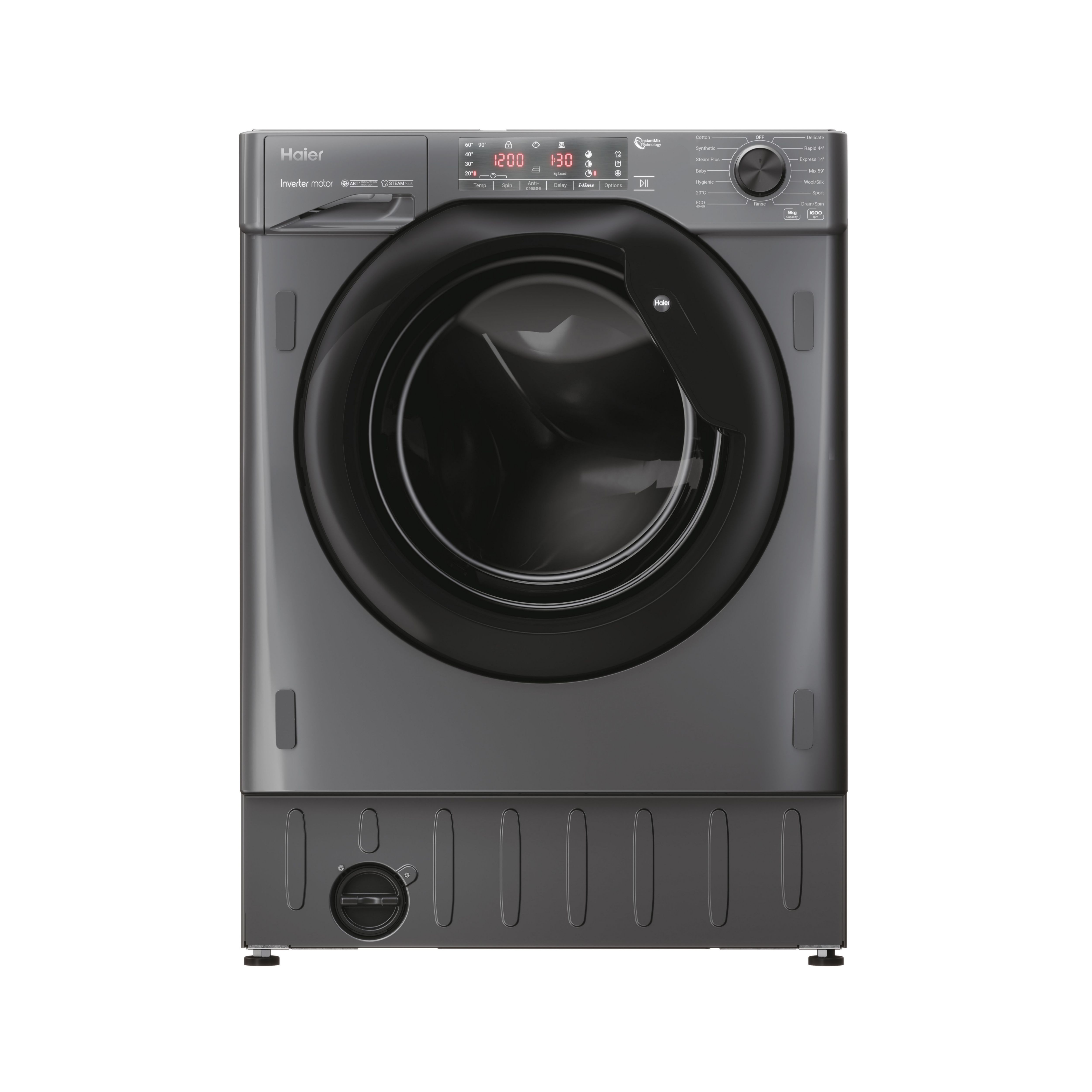 Haier HWQ90B416FWBR-UK 9kg Built-in 1600rpm Washing machine