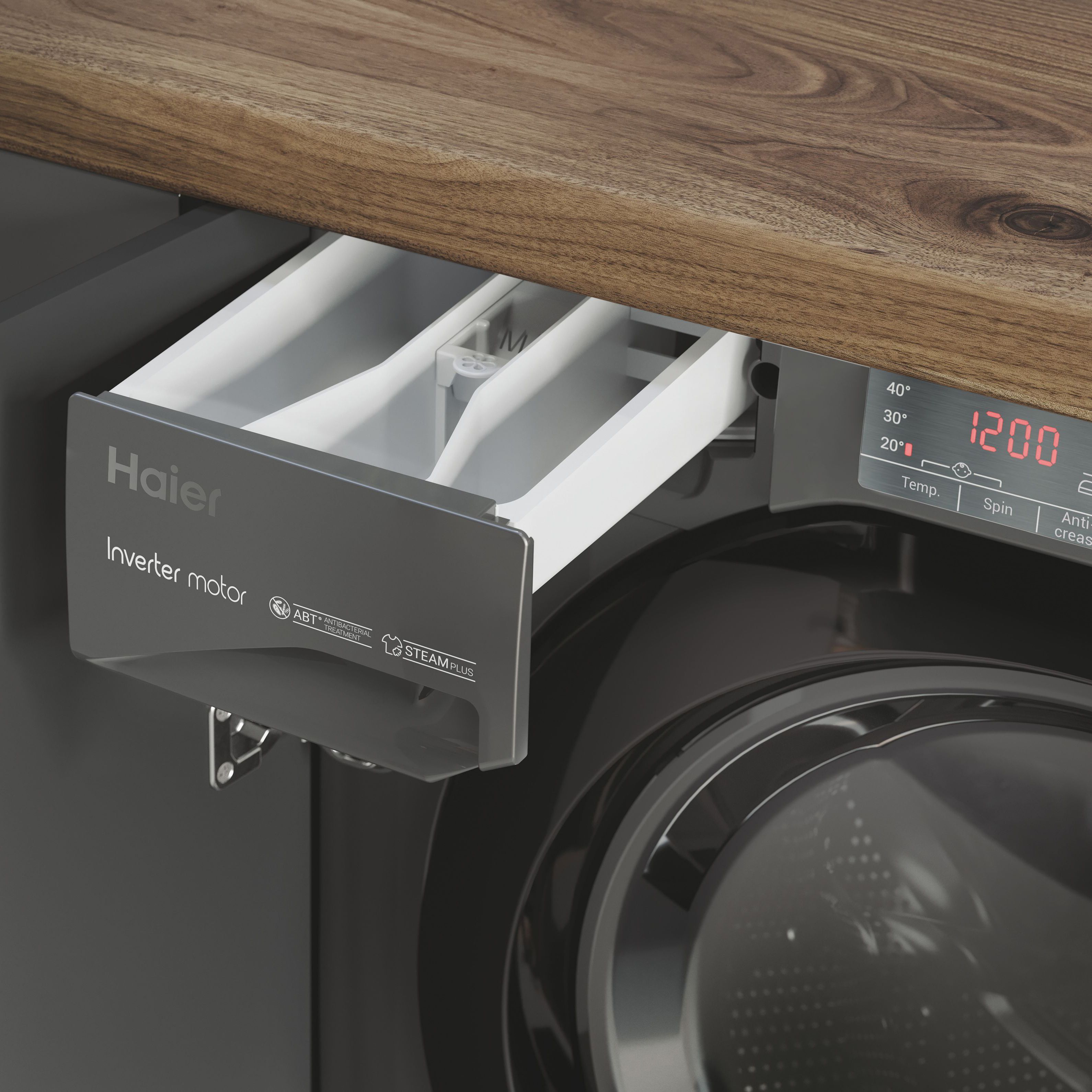 Haier HWQ90B416FWBR-UK 9kg Built-in 1600rpm Washing machine
