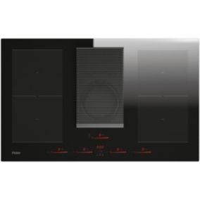 Haier Series 6 HAIH8IFMCF 83cm Induction Hob With extractor fan - Black