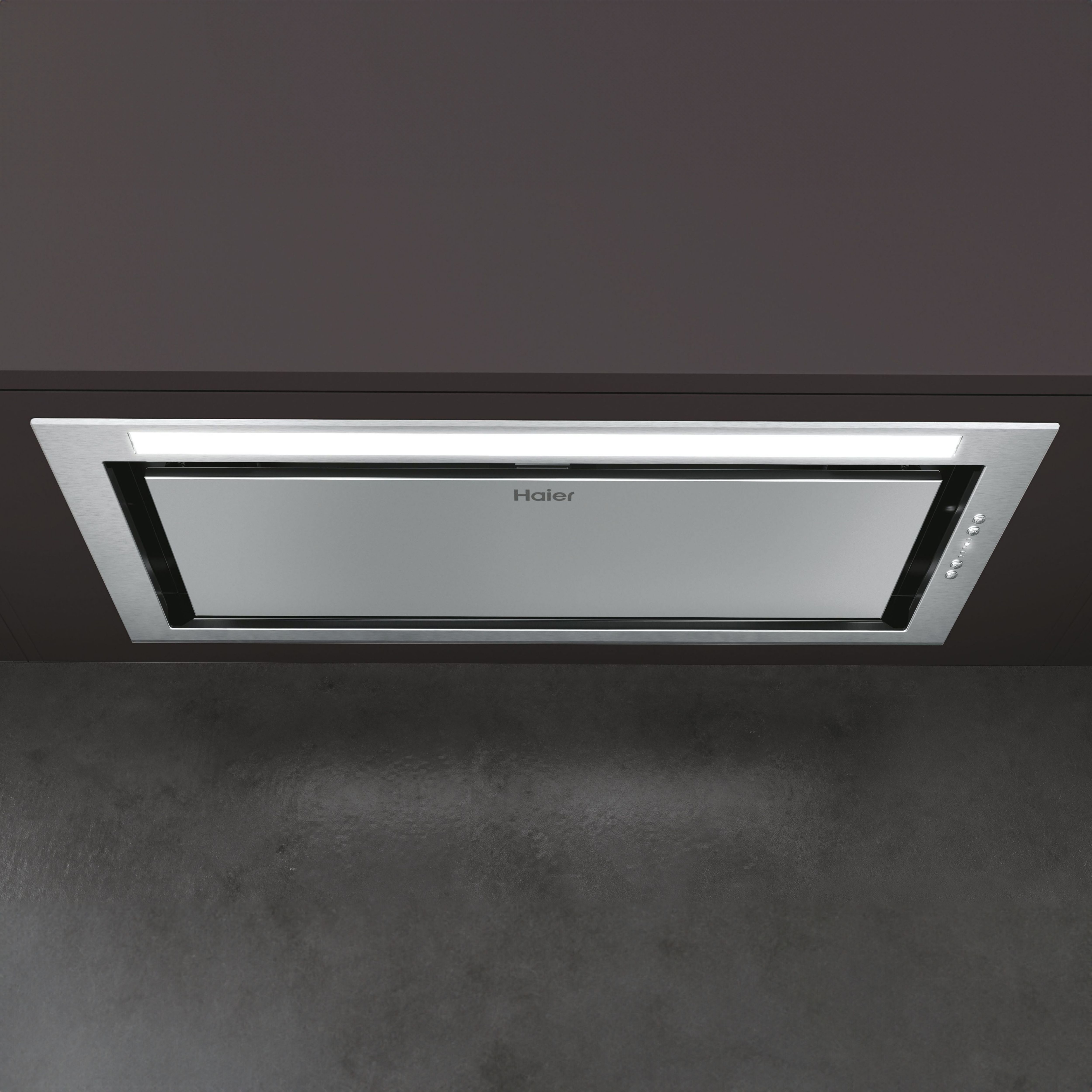 Haier Series 6 HAPY72ES6X Stainless steel Canopy Cooker hood (W)71.4cm - Stainless steel effect