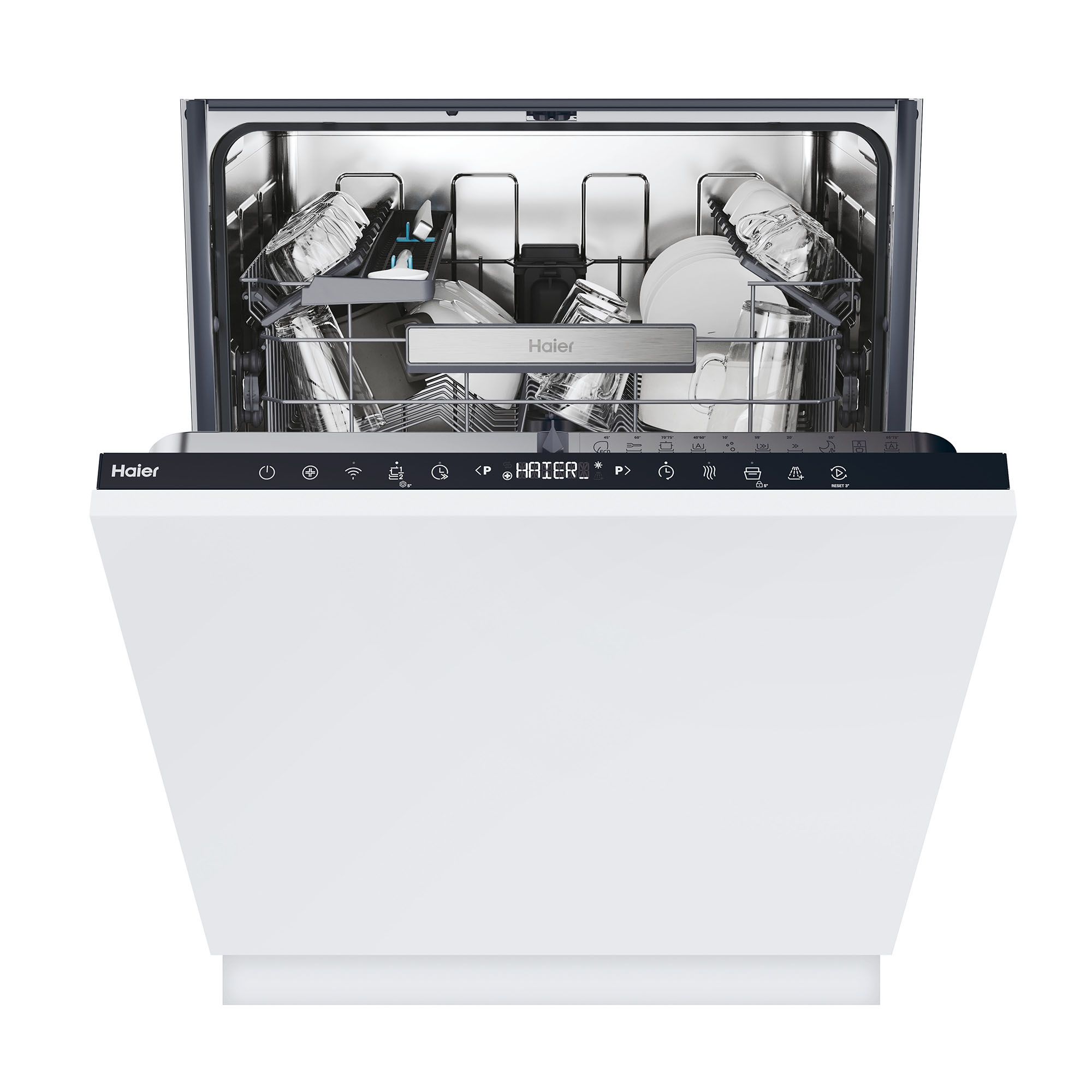 Haier XI 4C4S0SB-80 Integrated Full size Dishwasher - Black