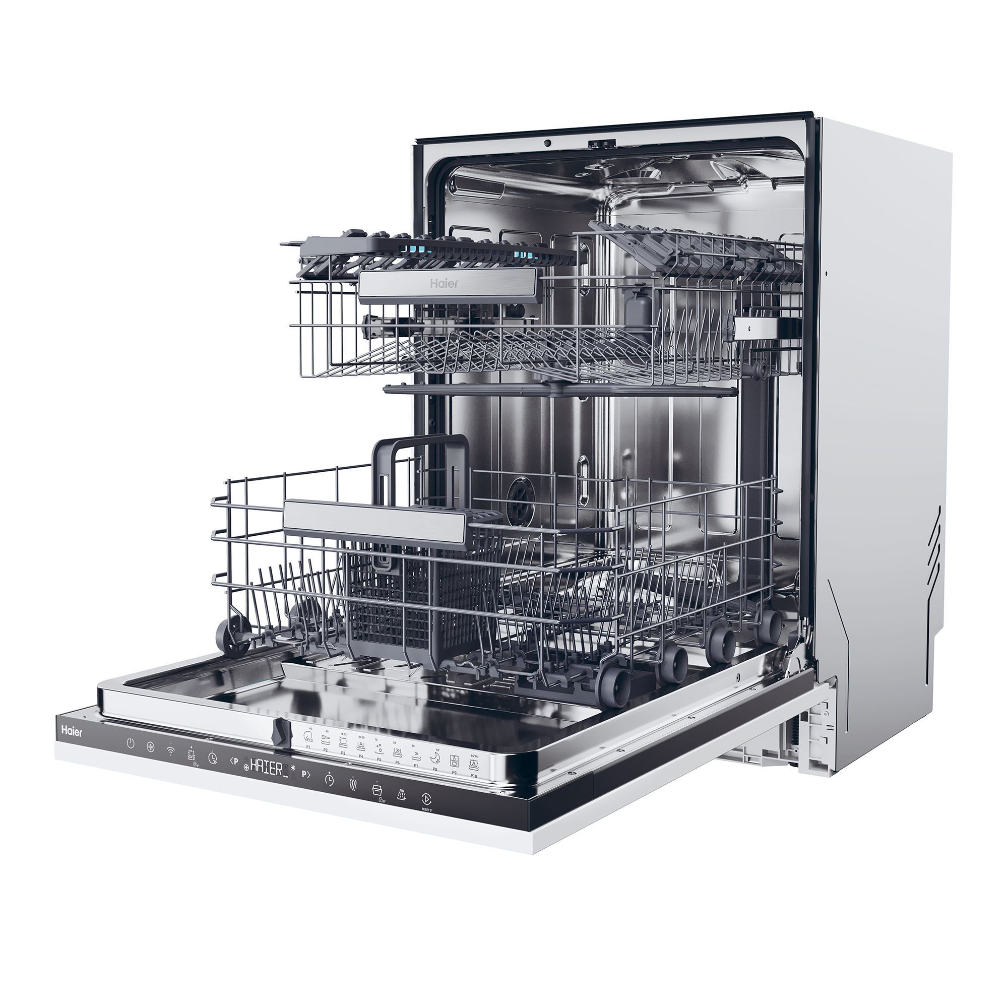 Haier XI 4C4S0SB-80 Integrated Full size Dishwasher - Black