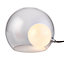 Half Moon White Round Table lamp