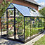 Halls Qube Black 10x6 Greenhouse