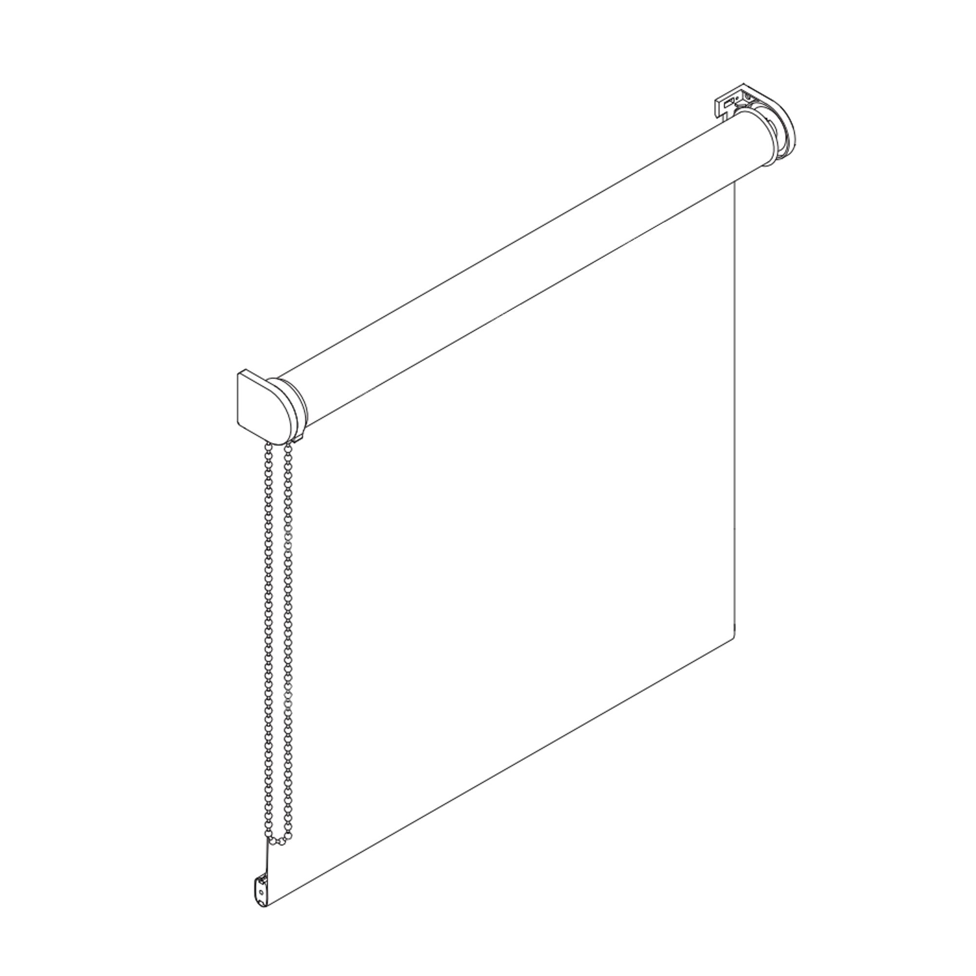 Halo Corded Yellow Plain Daylight Roller blind (W)180cm (L)180cm