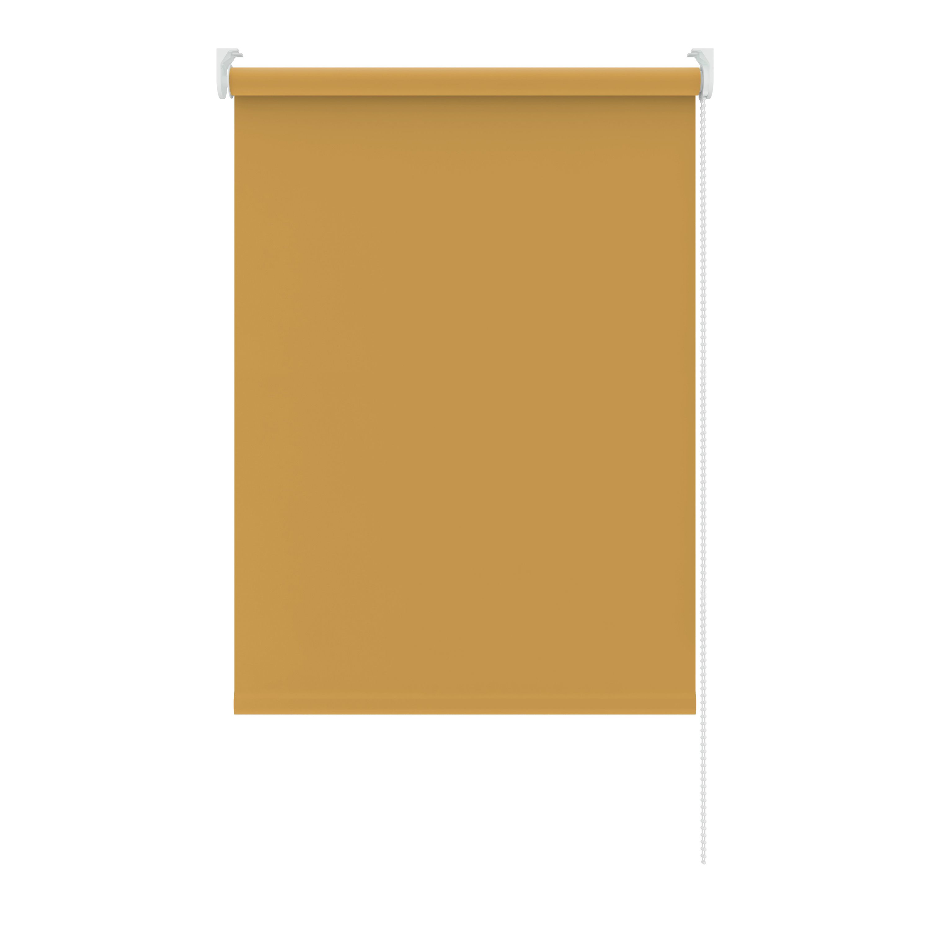 Halo Yellow Plain Daylight Roller blind (W)90cm (L)180cm