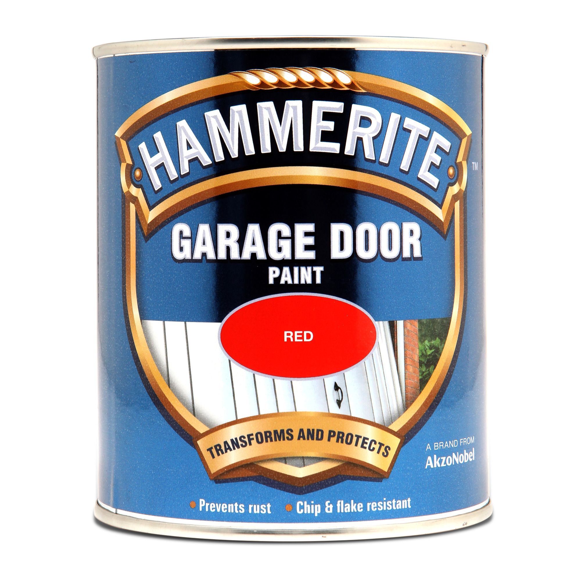 Hammerite Gloss red High sheen Garage door paint, 750ml