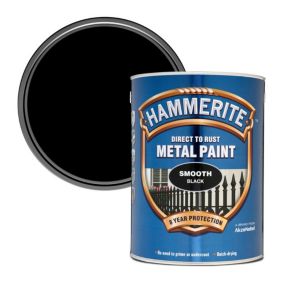 Fortress Black Gloss Metal paint, 250ml