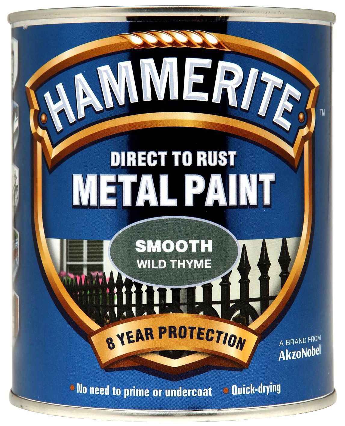 Hammerite Wild thyme Gloss Exterior Metal paint, 750ml