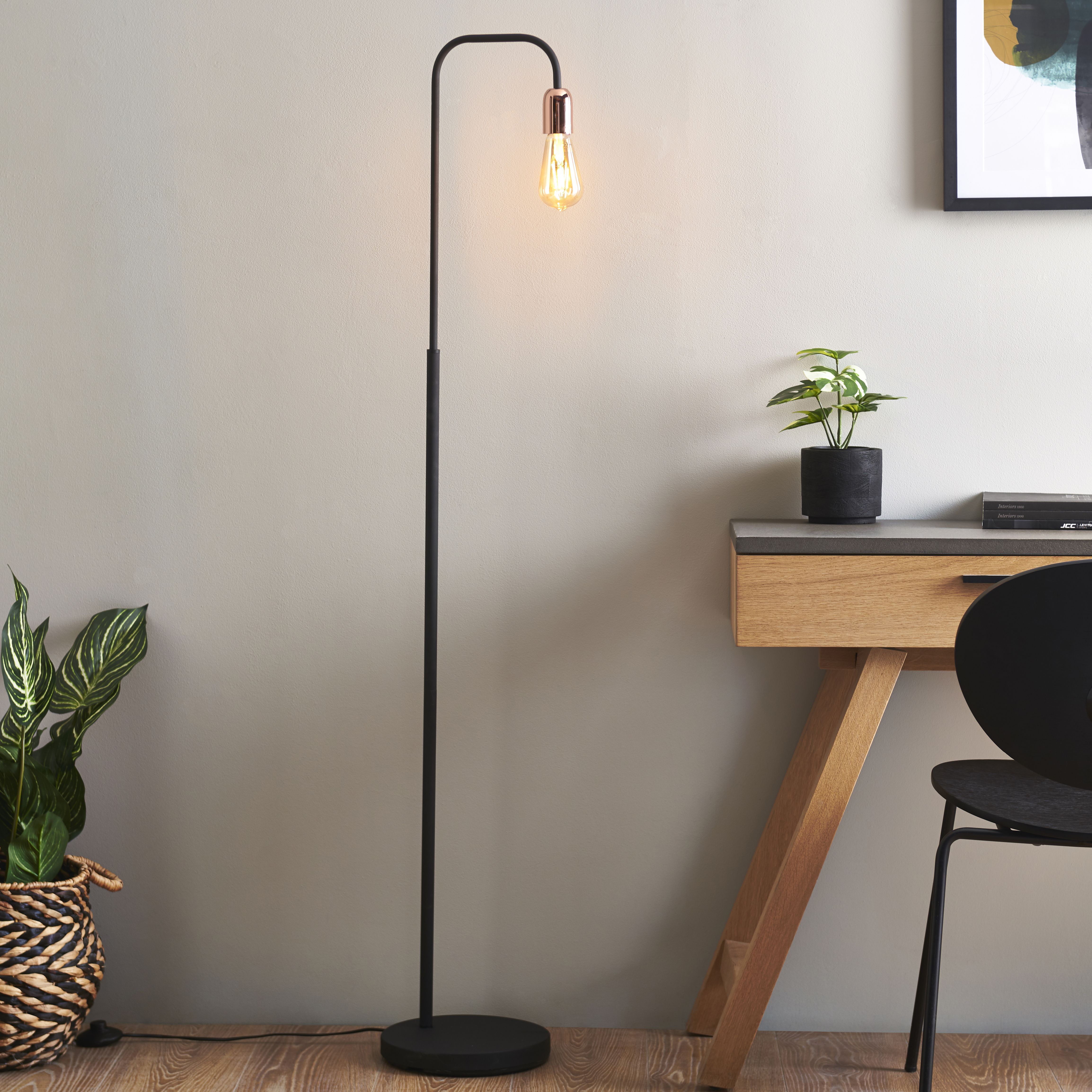 Rayner industrial deals floor lamp