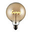 Harbour Studio Happy E27 2W 130lm Globe Warm white LED Light bulb