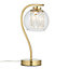 Harbour Studio Mallorie Gold Table lamp