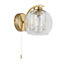 Harbour Studio Mallorie Gold Wired Wall light