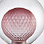 Harbour Studio Pink Duo E27 3W 155lm Globe Warm white LED Light bulb