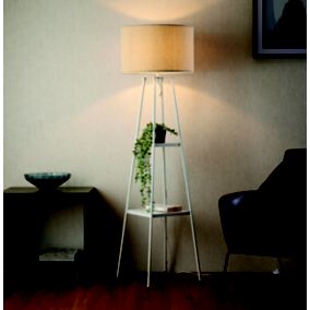 Harbour Studio Triton shelf White Shelf floor lamp