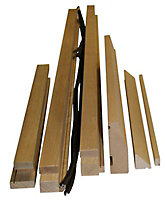 Hardwood External External door frame, (H)2074mm (W)856mm