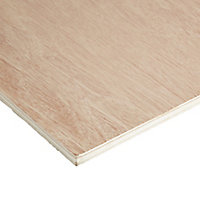 Hardwood Plywood Board (L)1.22m (W)0.61m (T)12mm 4500g