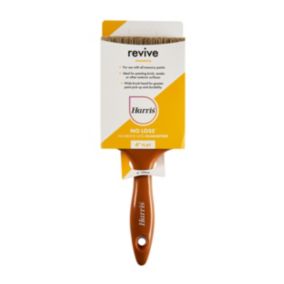 Harris Revive 4" Fine filament tip Soft grip Flat paint brush