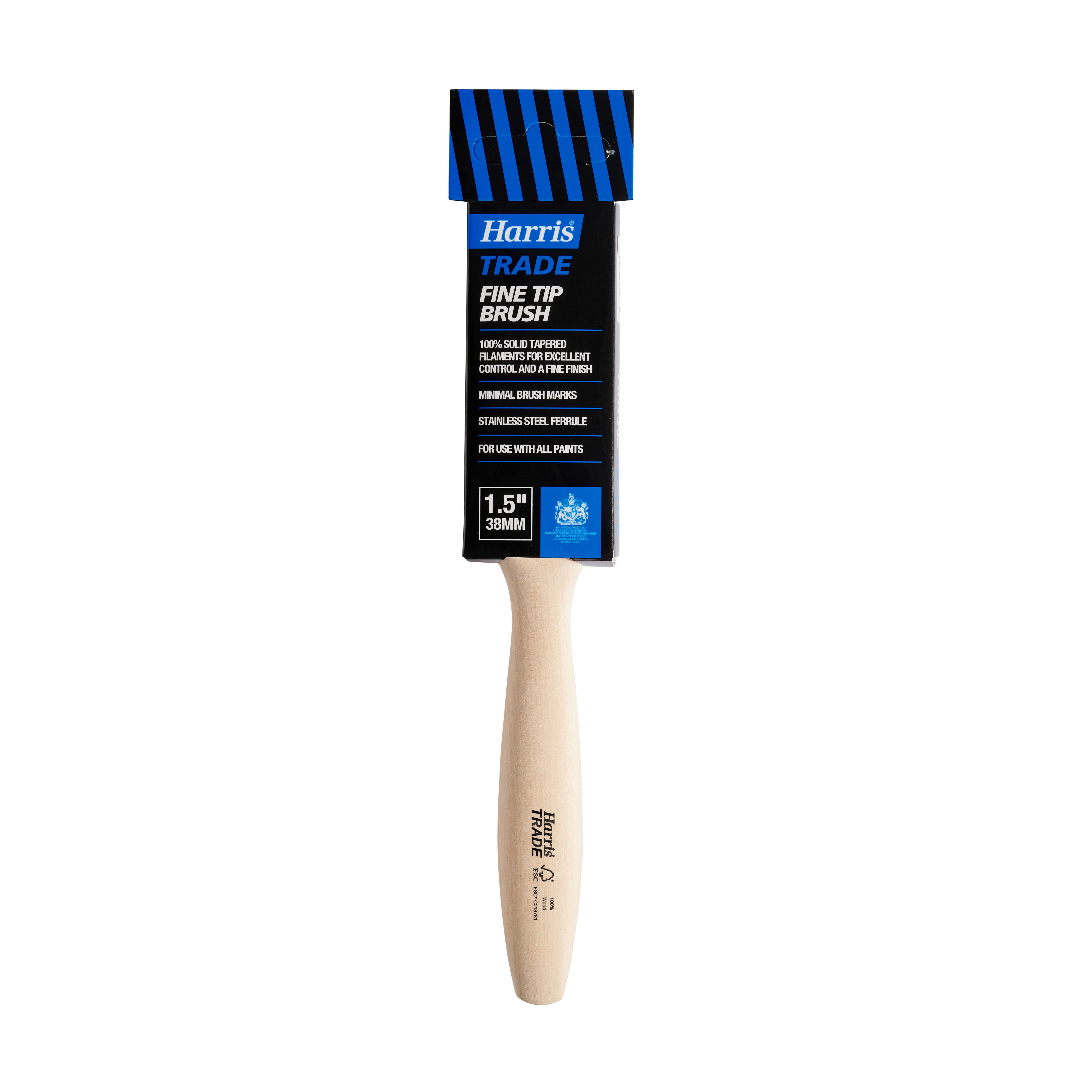 Harris Trade Emulsion & Gloss 1½" Fine tip Comfort Paint brush