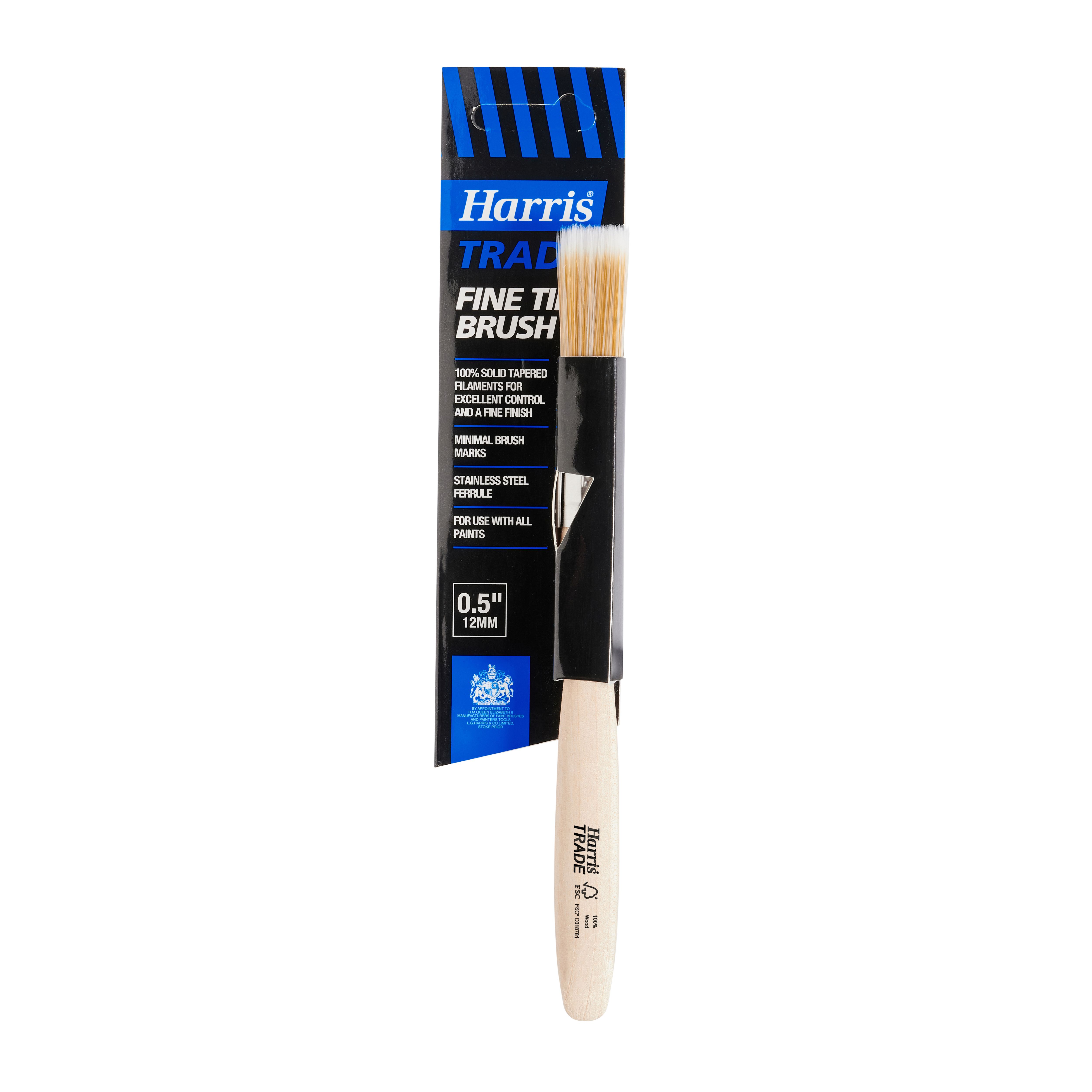 Harris Trade Emulsion & Gloss ½ Fine tip Paint brush