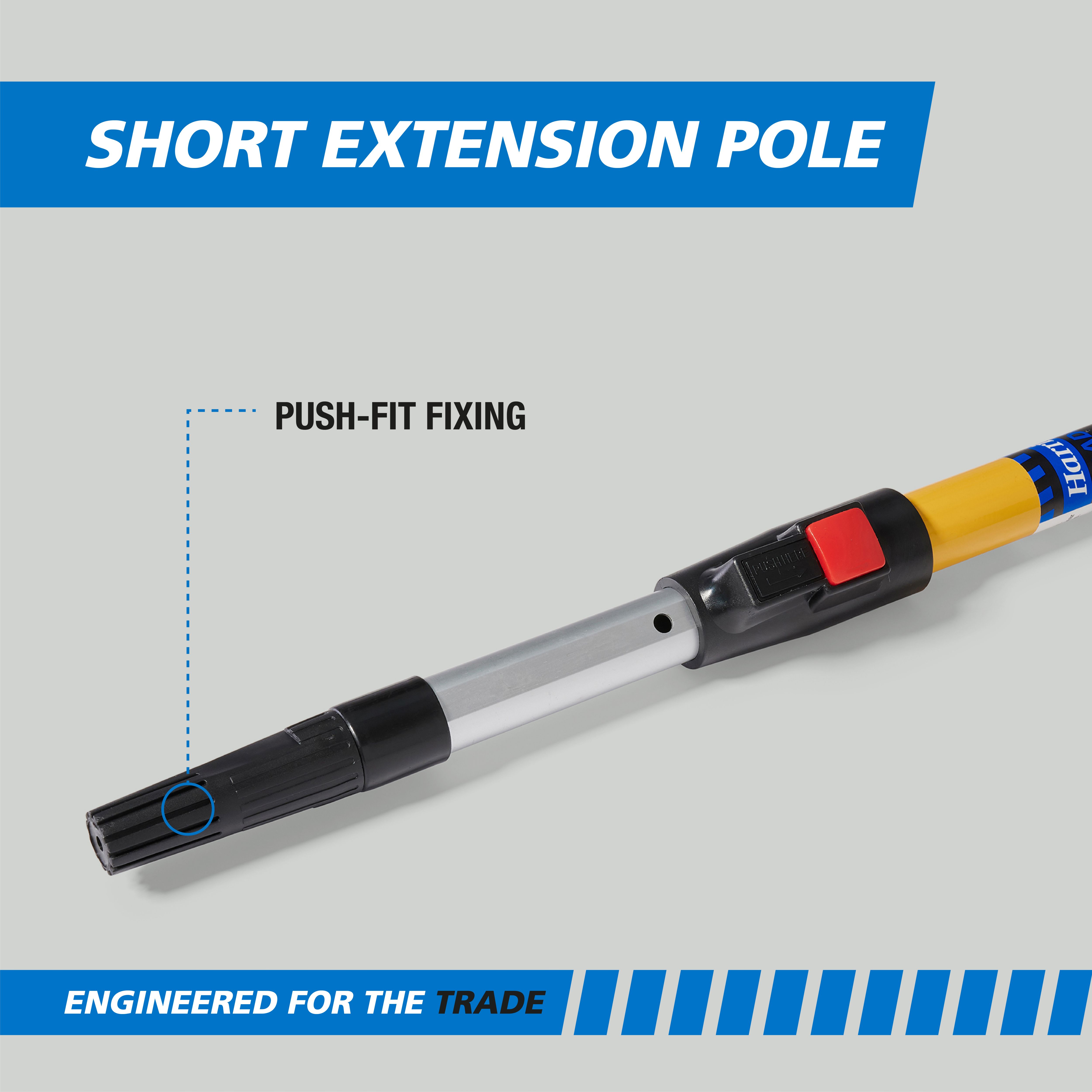 Harris Trade Extension pole, 640-900mm