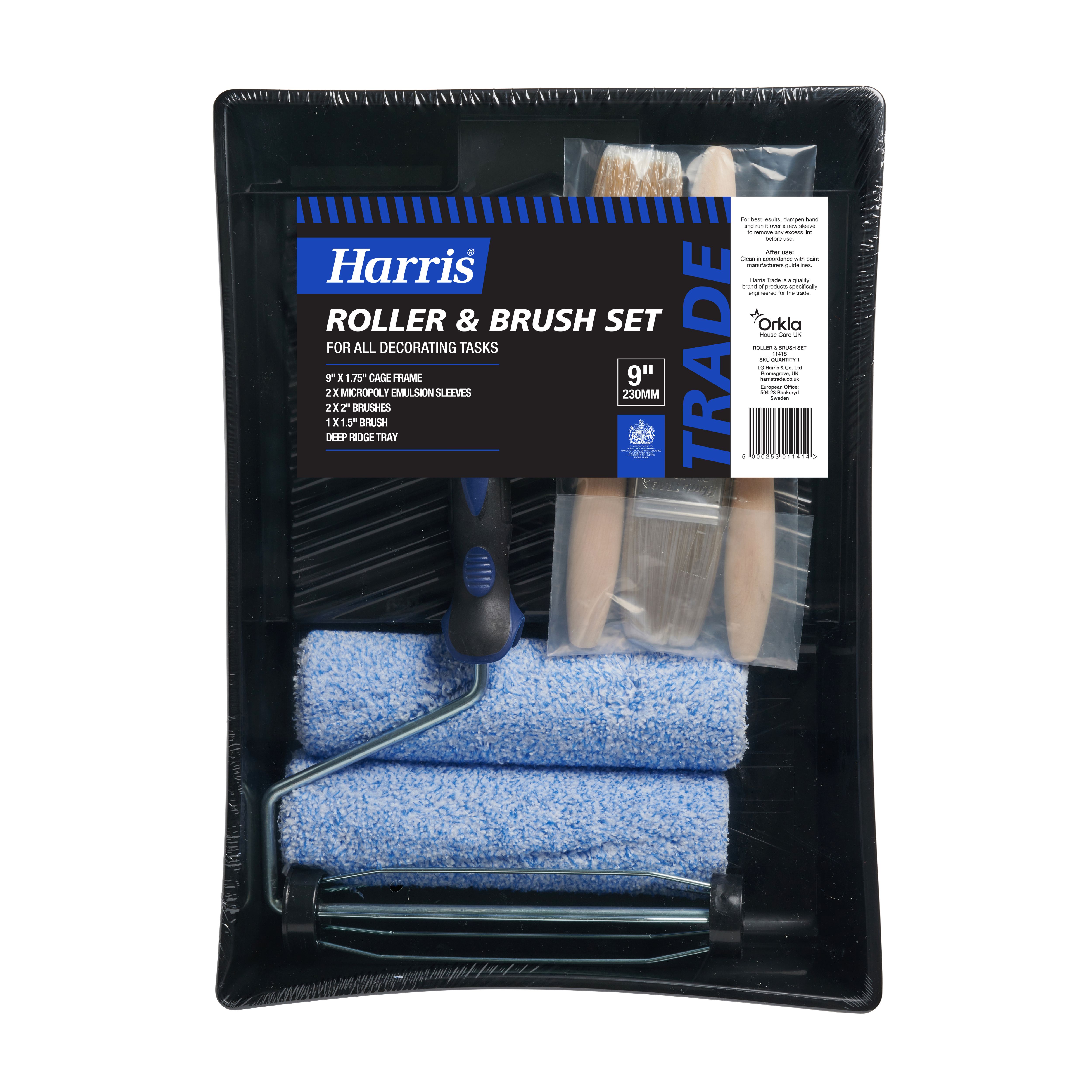 Harris Trade Micropoly Roller set, 7 pieces