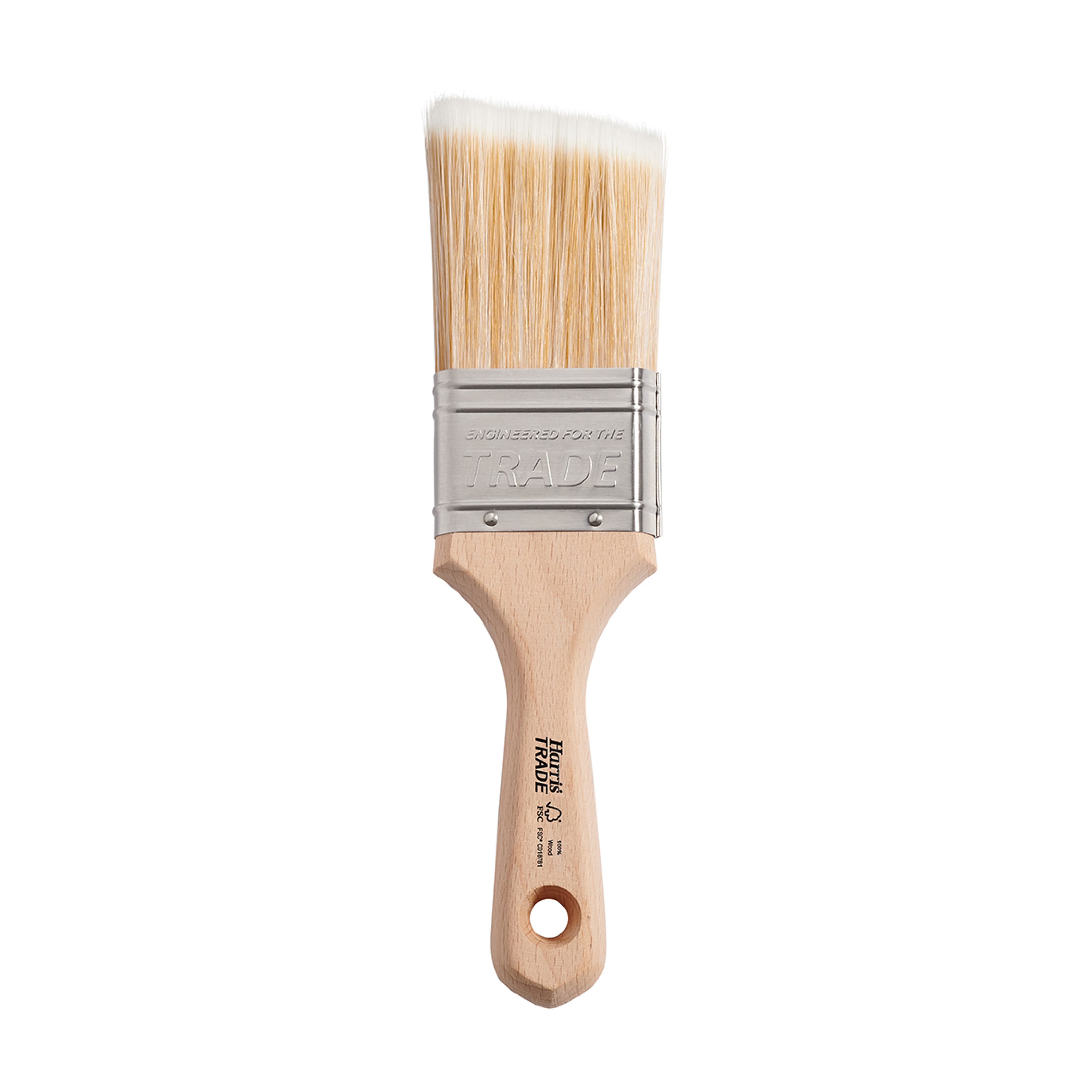 Harris Trade Short Handle Cutting-In 2" Fine tip Comfort Paint brush