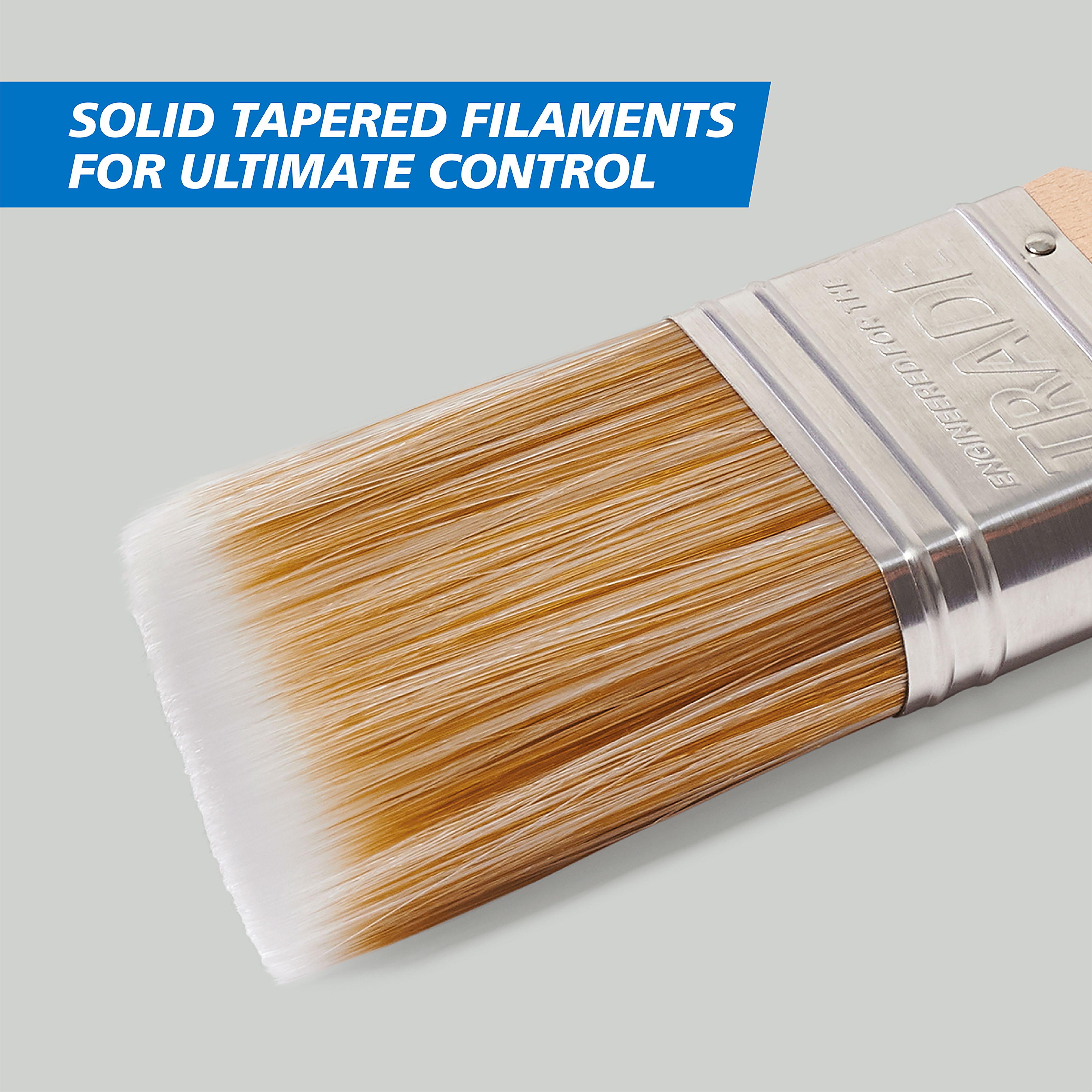 Harris Trade Short Handle Cutting-In 2" Fine tip Comfort Paint brush