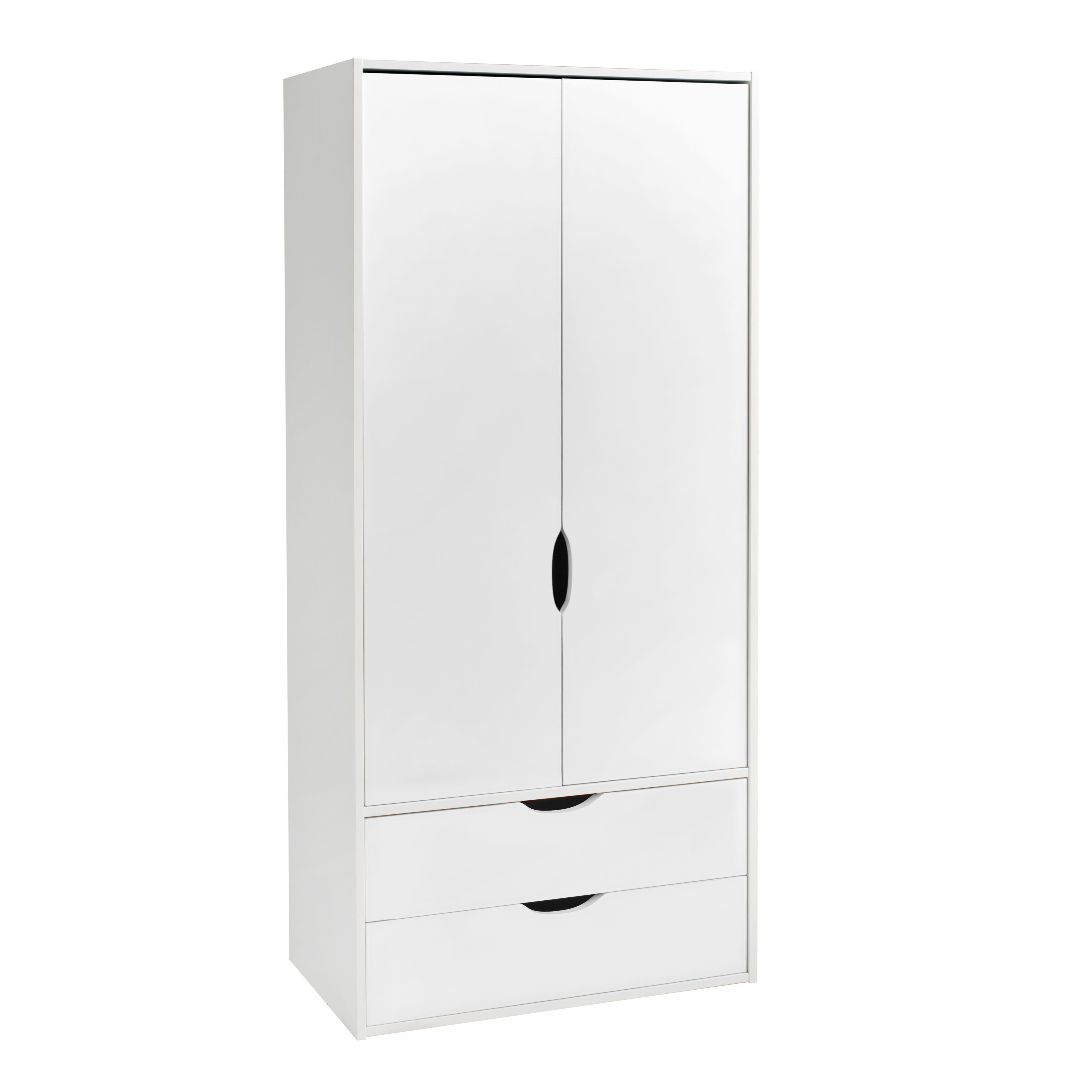 Hartnett Matt white 3 piece Bedroom furniture set