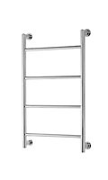 Heating Style Ballymore Chrome effect Towel warmer (W)560mm x (H)900mm