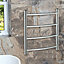 Heating Style Calcot Silver Towel warmer (W)400mm x (H)600mm