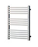 Heating Style Square Chrome effect Towel warmer (W)450mm x (H)800mm