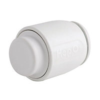 Hep2O Push-fit Stop end (Dia)15mm, Pack of 10