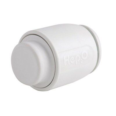 Hep2O Push-fit Stop end (Dia)22mm, Pack of 10