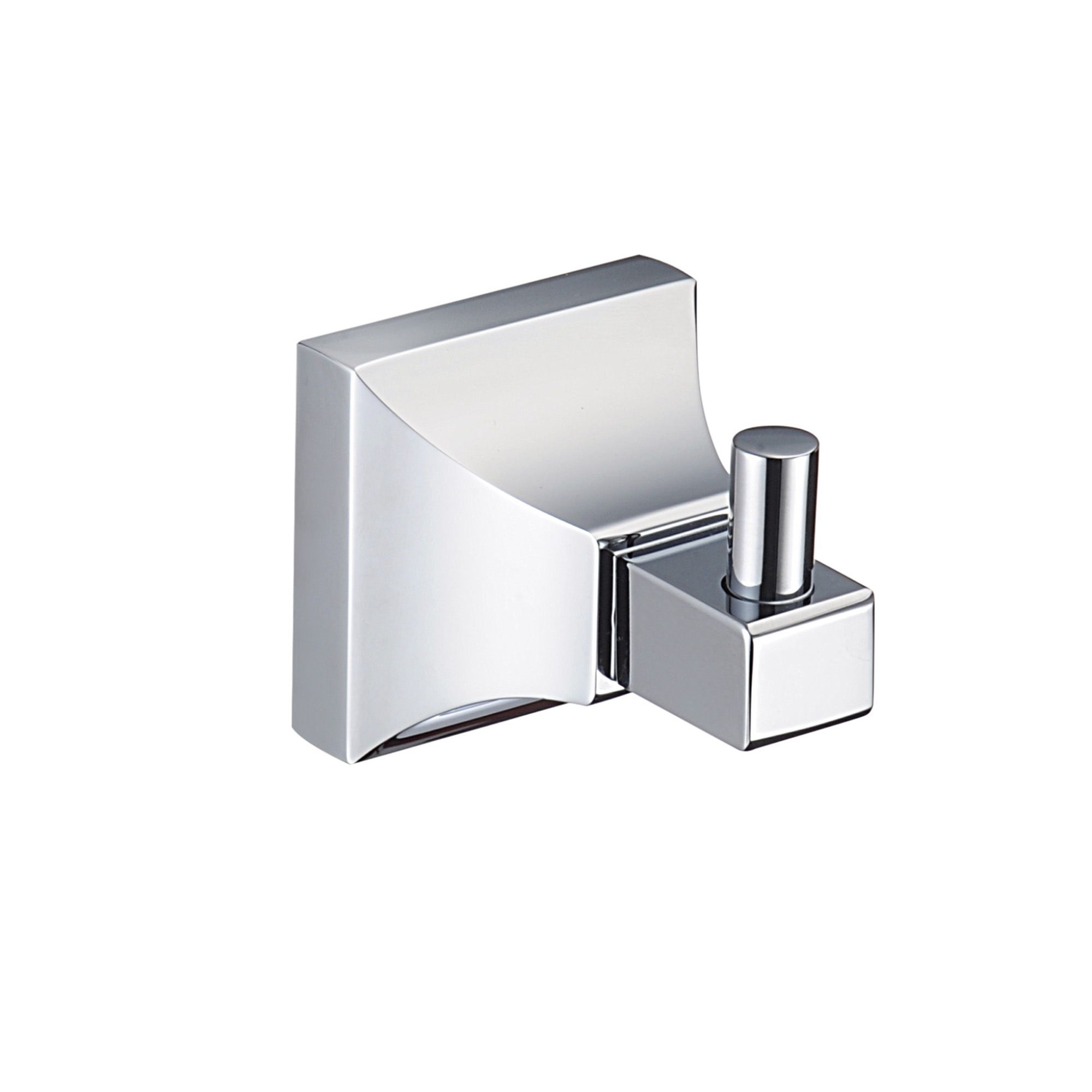 Heritage Lavington Gloss Chrome effect Brass Single Hook