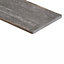 Herringbone Grey Matt Oak effect Porcelain Wall & floor Tile, Pack of 48, (L)330mm (W)80mm