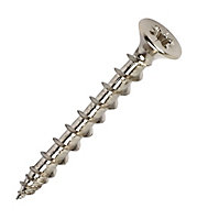 Hinge-Tite Chrome-plated Hinge screw (Dia)4.5mm (L)40mm, Pack of 50