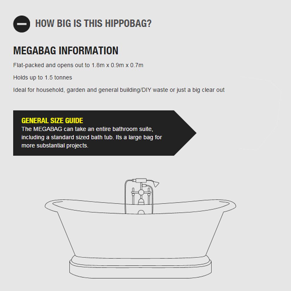 Hippobag Megabag, 1500kg, Pack of 1