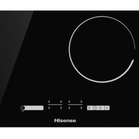 Hisense E6431C 59.5cm Ceramic Venting Hob - Black