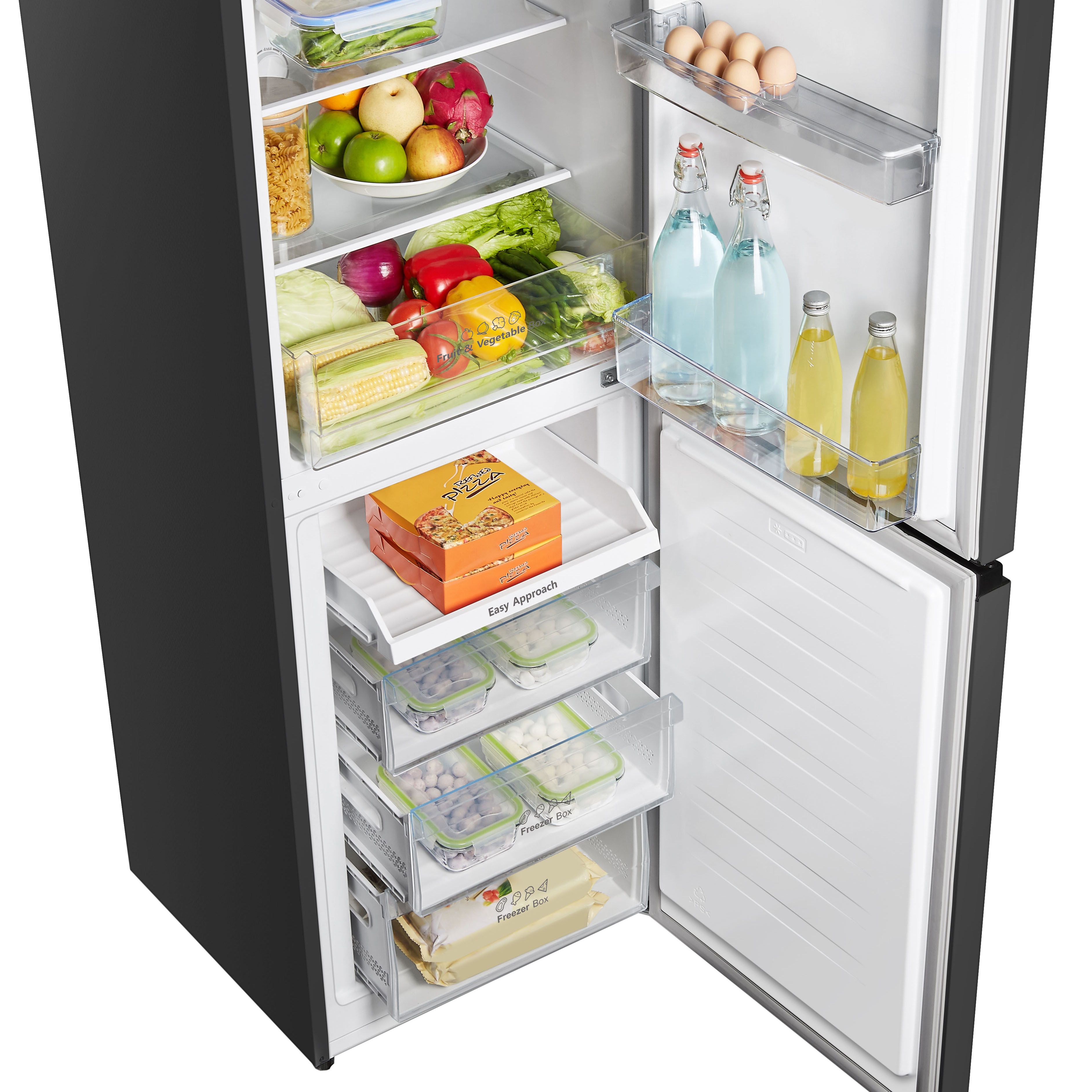 Hisense RB327N4BBE_BK 50:50 Freestanding Frost free Fridge freezer - Black