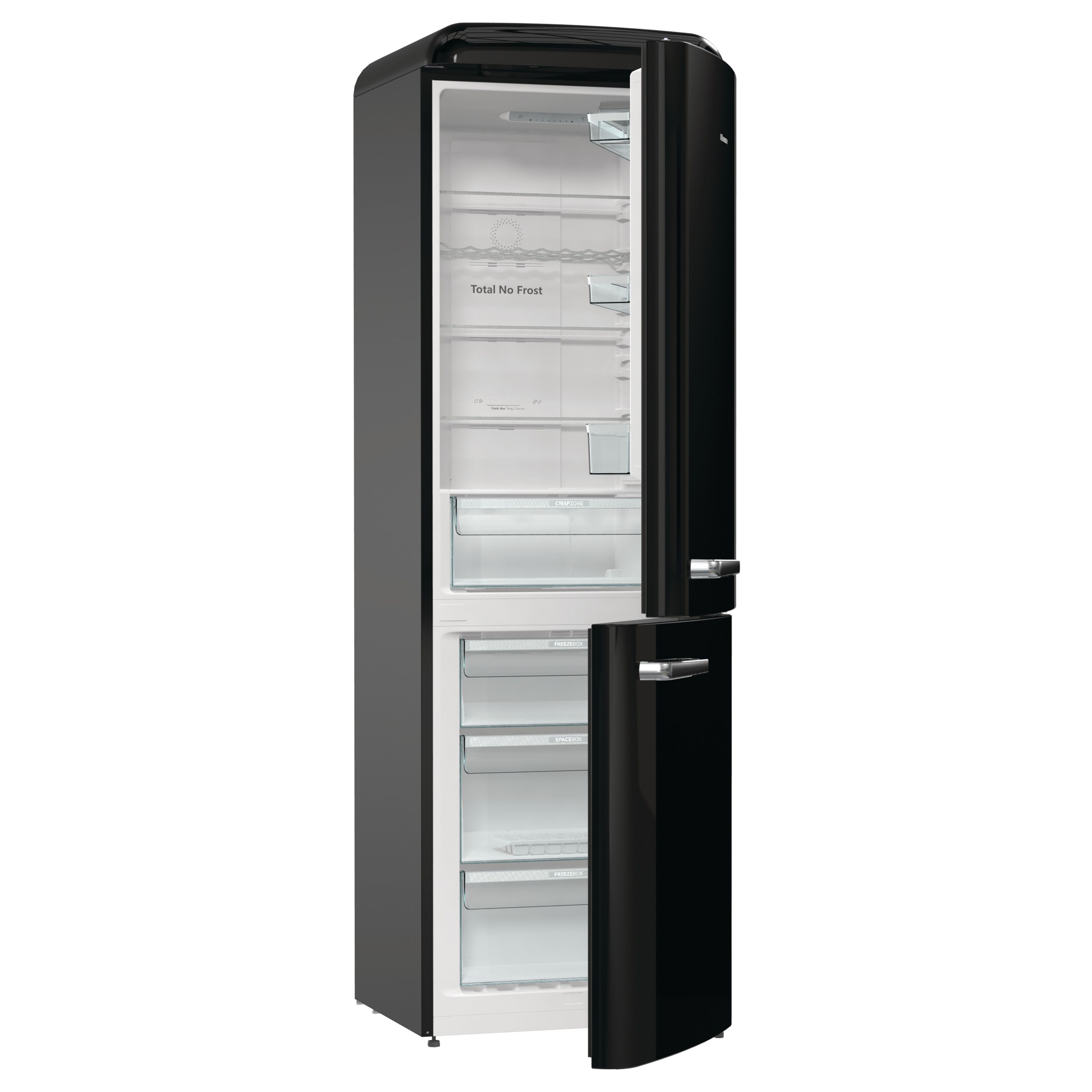 Hisense RB390N4RBDUK_BK 60:40 Freestanding Frost free Fridge freezer - Black