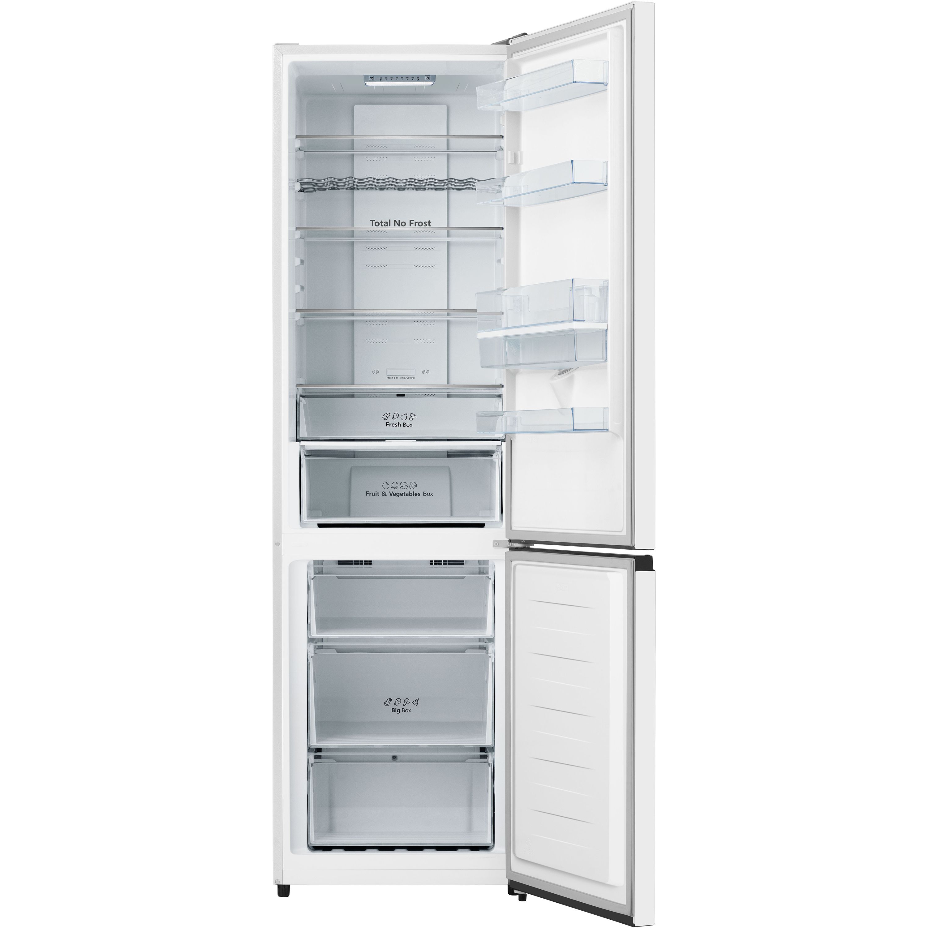 Hisense RB435N4WWE_WH Freestanding Frost free Fridge freezer - White