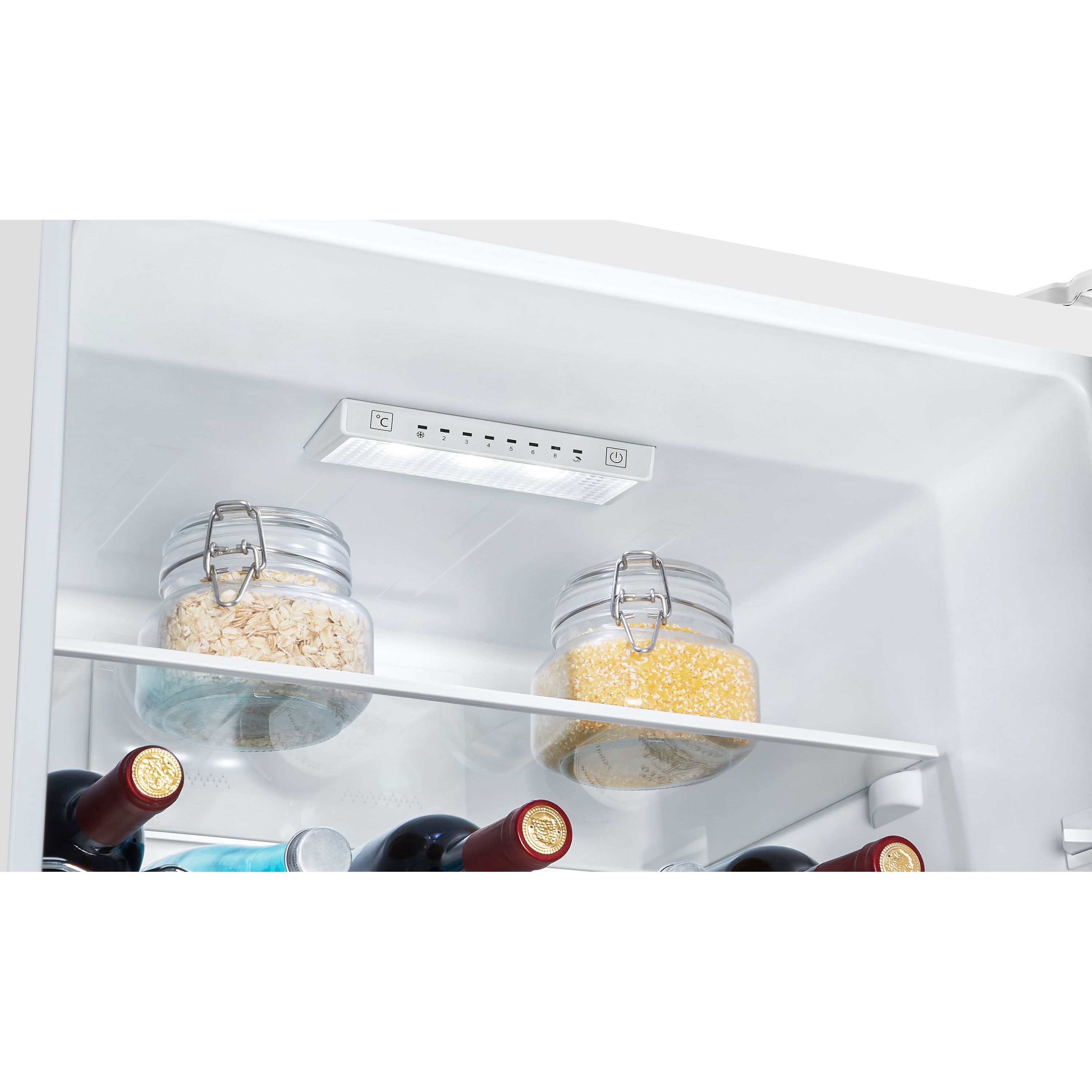 Hisense RB435N4WWE_WH Freestanding Frost free Fridge freezer - White