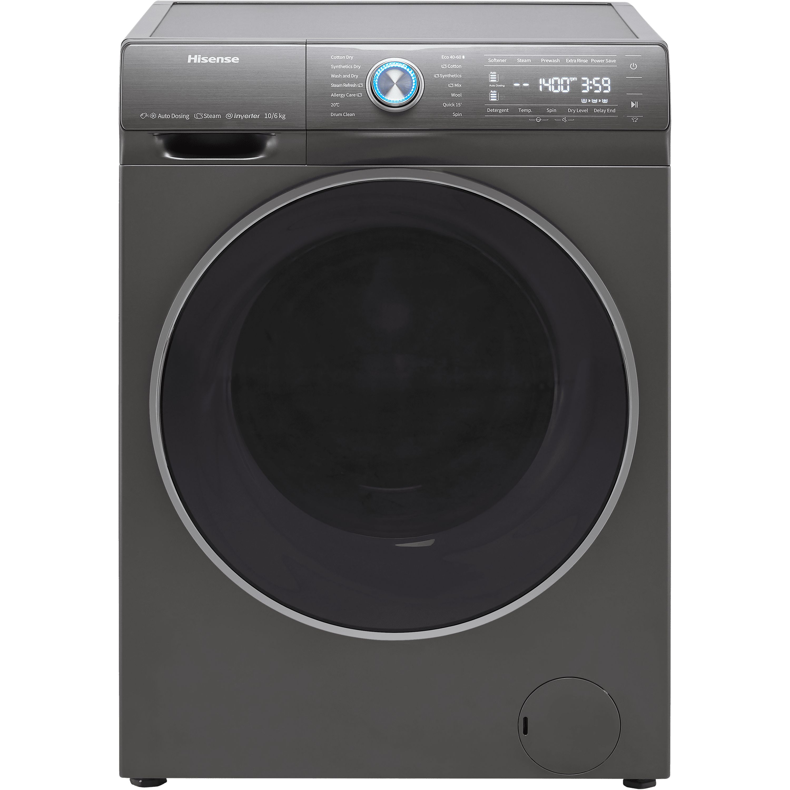 Grey 2024 washer dryer