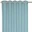 Hiva Light blue Solid dyed Lined Eyelet Curtain (W)167cm (L)228cm, Pair