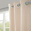Hiva Pink Solid dyed Lined Eyelet Curtain (W)117cm (L)137cm, Pair