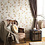 Holden Décor Lia Red Floral trail Smooth Wallpaper Sample